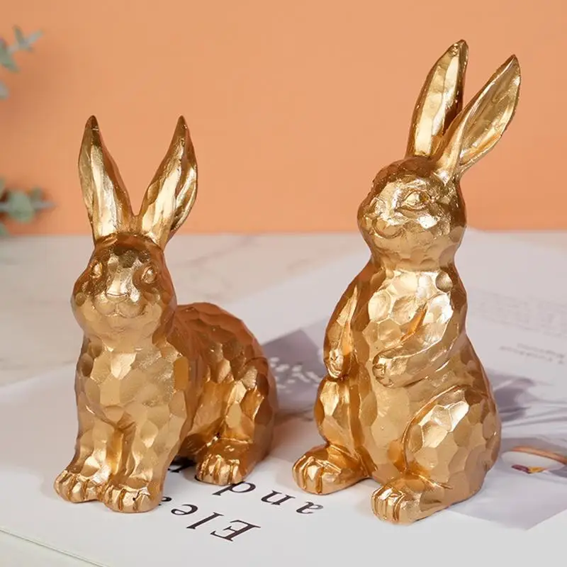 Пасхальная фигурка кролика из смолы, статуэтка кролика, настольный декор для дома на весну и Пасху
Пасхальная фигурка кролика из смолы, статуэтка кролика, настольный декор для дома на весну и Пасху