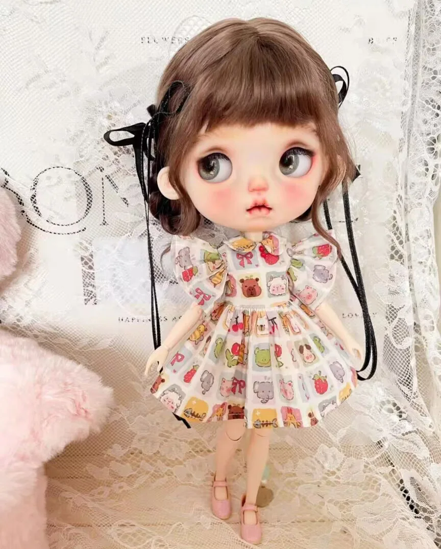 1pcs cartoon pattern style 2025 Blythe/Landoudou one-piece dress (Fit for Lulu,ymy24,Ob22,24,26,zone, Jenny)
1pcs cartoon pattern style 2025 Blythe/Landoudou one-piece dress (Fit for Lulu,ymy24,Ob22,24,26,zone, Jenny)