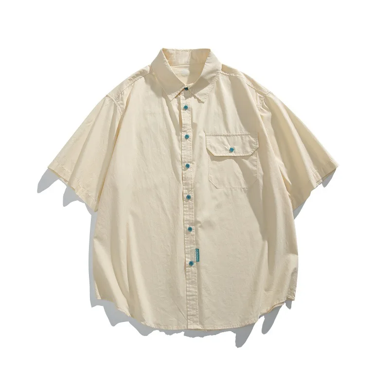 Men Summer Japanese Streetwear Cityboy Fashion Embroidery Short Sleeve Loose Casual Shirt Campus Boys Oversize Shirts Blouses
Men Summer Japanese Streetwear Cityboy Fashion Embroidery Short Sleeve Loose Casual Shirt Campus Boys Oversize Shirts Blouses