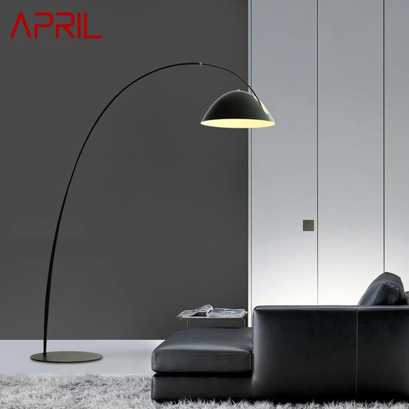 APRIL Nordic Black Fishing Floor Lamp Modern Family Living Room Beside The Sofa Creative LED Decorative Standing Light
APRIL Nordic Black Fishing Floor Lamp Modern Family Living Room Beside The Sofa Creative LED Decorative Standing Light