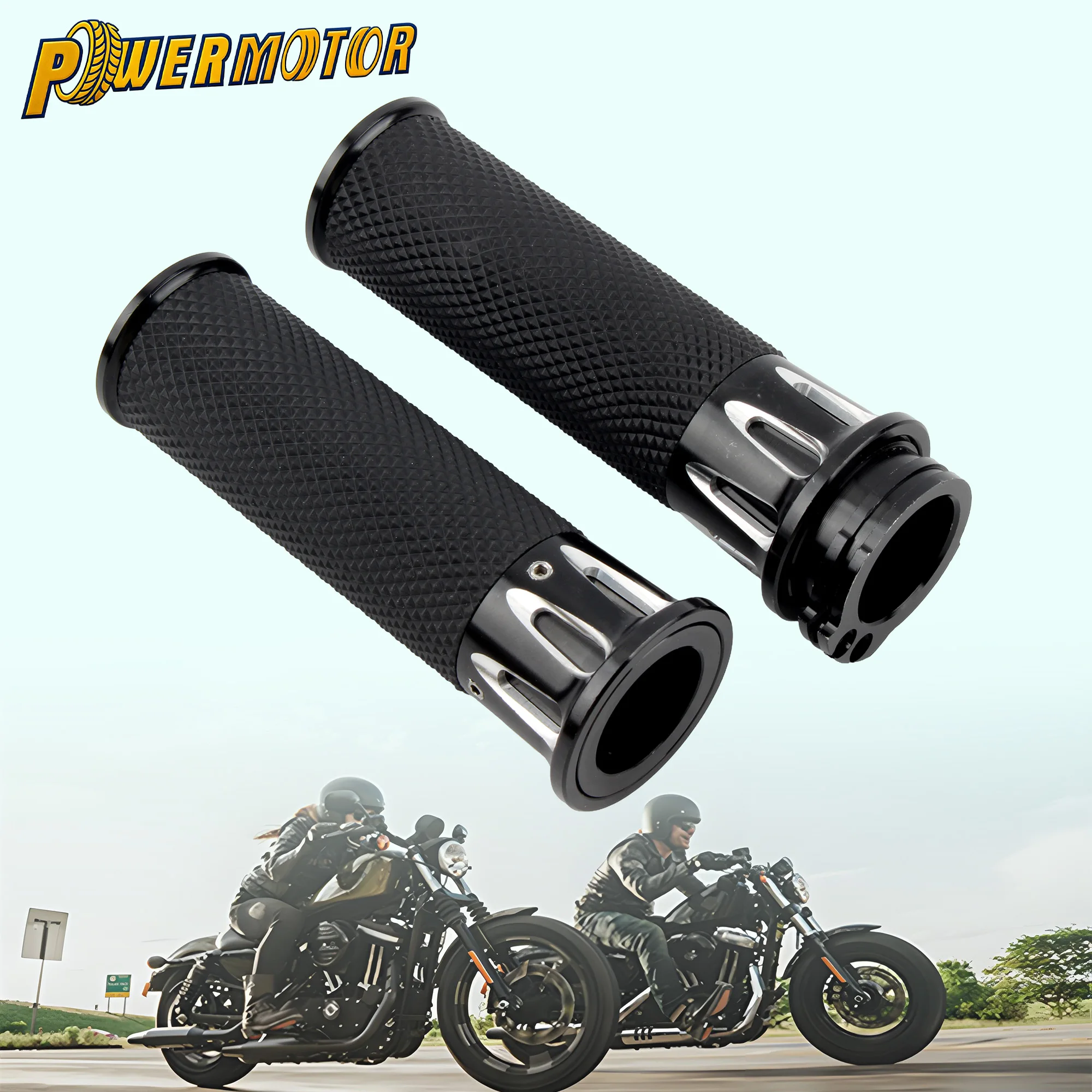 Universal 25mm 1" Motorcycle Grips For Harley Motorbike Handlebar Handle Grip Cruiser Chopper Custom Cafe Racer Moto Accessories
Universal 25mm 1" Motorcycle Grips For Harley Motorbike Handlebar Handle Grip Cruiser Chopper Custom Cafe Racer Moto Accessories