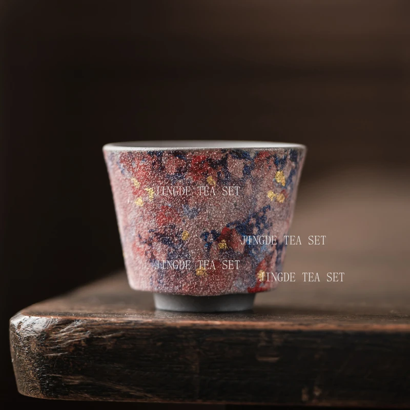 50ml Ceramic Rock Mineral Tea Cup Household High-end Kiln Turned Tea Cup Drinking Tea Cups Teaset Drinking Utensils
50ml Ceramic Rock Mineral Tea Cup Household High-end Kiln Turned Tea Cup Drinking Tea Cups Teaset Drinking Utensils