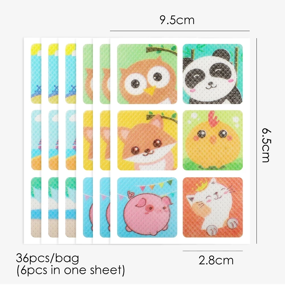 36pcs/lot Sumifun Mosquito Patch Cartoon Pest Control Plaster Repel Mosquitoes Insects Children Outdoor Camping Health Care
36pcs/lot Sumifun Mosquito Patch Cartoon Pest Control Plaster Repel Mosquitoes Insects Children Outdoor Camping Health Care