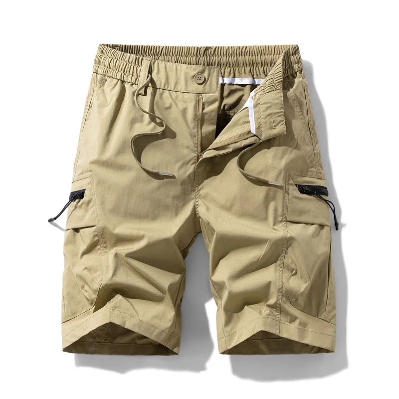 Solid Mens Multi-Pocket Cargo Shorts 2026 Summer Fashion 5 Inch Elastic Waist Casual Daily Outdoor Hiking Work Shorts for Man
Solid Mens Multi-Pocket Cargo Shorts 2026 Summer Fashion 5 Inch Elastic Waist Casual Daily Outdoor Hiking Work Shorts for Man