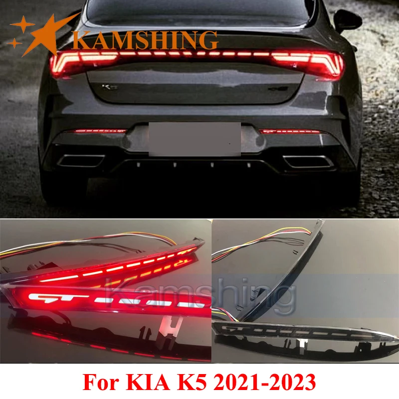 CAPQX 1pair LED Rear Bumper Light For KIA K5 2021-2023 LED Rear Brake Light Warning Lamp Turn Signal Light Reflector
CAPQX 1pair LED Rear Bumper Light For KIA K5 2021-2023 LED Rear Brake Light Warning Lamp Turn Signal Light Reflector
