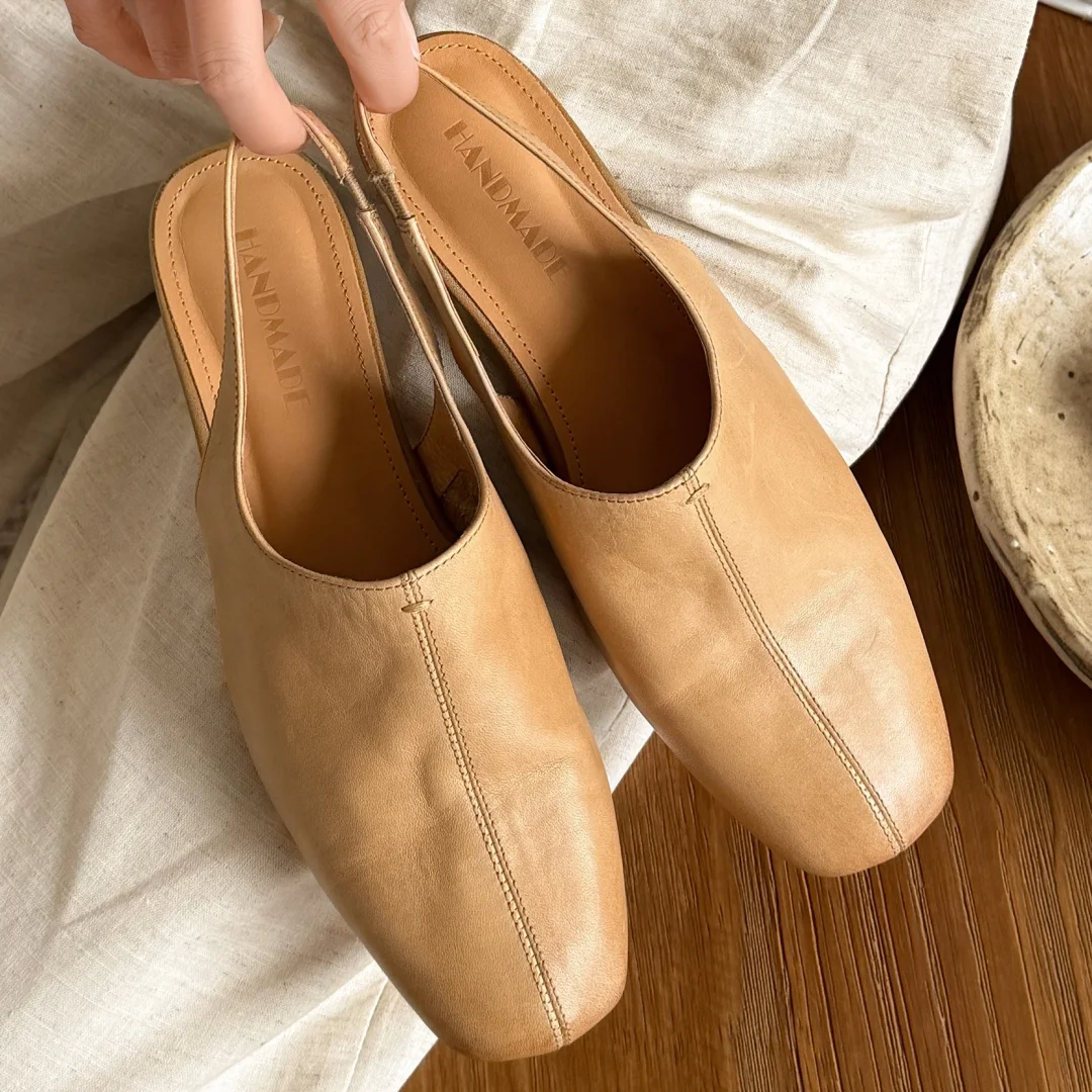 danxuefei plus size 34-42 women's cow leather square toe slingback slip-on flats sandals high quality soft comfortable shoes hot
danxuefei plus size 34-42 women's cow leather square toe slingback slip-on flats sandals high quality soft comfortable shoes hot