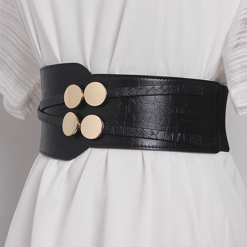 2022 Ladies Fashion Vintage Elastic Wide Girdle Dress Shirt Decoration Belts for Women Luxury Designer Brand Corset Belt
2022 Ladies Fashion Vintage Elastic Wide Girdle Dress Shirt Decoration Belts for Women Luxury Designer Brand Corset Belt