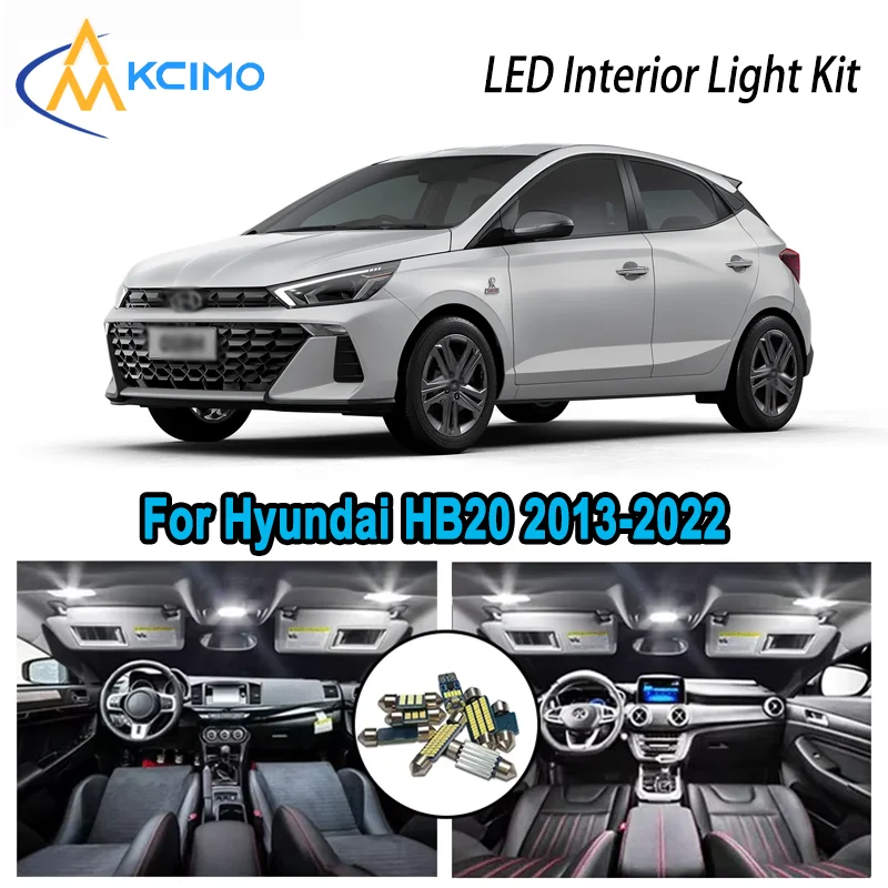 For Hyundai HB20 2013-2022 2014 2015 2016 Premium Bright LED Interior Dome Map Trunk Light Kit Car Led Lamps Canbus No Error
For Hyundai HB20 2013-2022 2014 2015 2016 Premium Bright LED Interior Dome Map Trunk Light Kit Car Led Lamps Canbus No Error