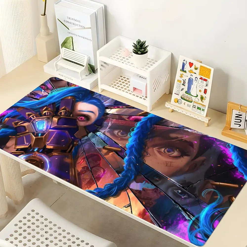 Коврик для мыши в стиле аниме JINX, игровой коврик для мыши, абстрактный большой коврик для мыши 800x400x2 мм, геймерский XXL Mause, ковер, ПК, стол
Коврик для мыши в стиле аниме JINX, игровой коврик для мыши, абстрактный большой коврик для мыши 800x400x2 мм, геймерский XXL Mause, ковер, ПК, стол