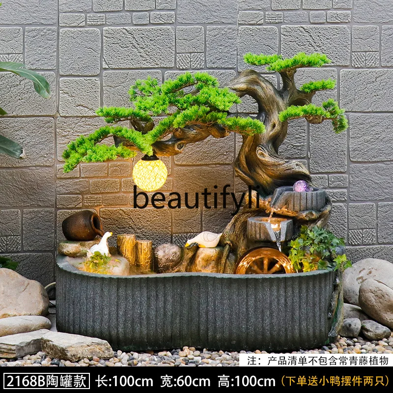 Garden fish pond rockery landscaping living room entrance flowing water landscape ornament outdoor decoration
Garden fish pond rockery landscaping living room entrance flowing water landscape ornament outdoor decoration