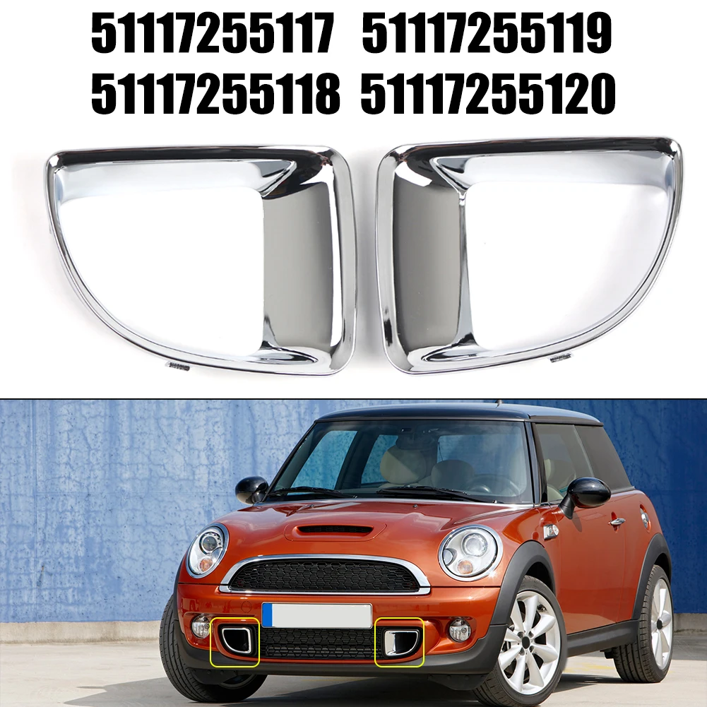 2pcs For MINI R55 R56 R57 R58 R59 FRONT AIR DUCT FRAME CHROME PAIR SET 51117255117 Front Bumper Ventilation Frame
2pcs For MINI R55 R56 R57 R58 R59 FRONT AIR DUCT FRAME CHROME PAIR SET 51117255117 Front Bumper Ventilation Frame