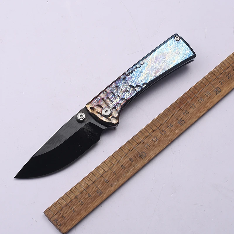 D2 Steel Folding Knife with Titanium Alloy Handle for Outdoor Survival Camping Hiking Fishing Portable Multi-Tool
D2 Steel Folding Knife with Titanium Alloy Handle for Outdoor Survival Camping Hiking Fishing Portable Multi-Tool