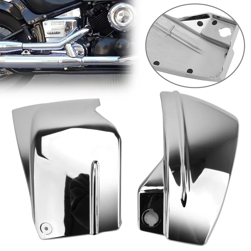 Motorcycle Battery Side Fairing Cover Guard Protect Chrome For Yamaha V-Star 650 / DragStar 650 / XVS650/ XVS650A Custom Classic
Motorcycle Battery Side Fairing Cover Guard Protect Chrome For Yamaha V-Star 650 / DragStar 650 / XVS650/ XVS650A Custom Classic