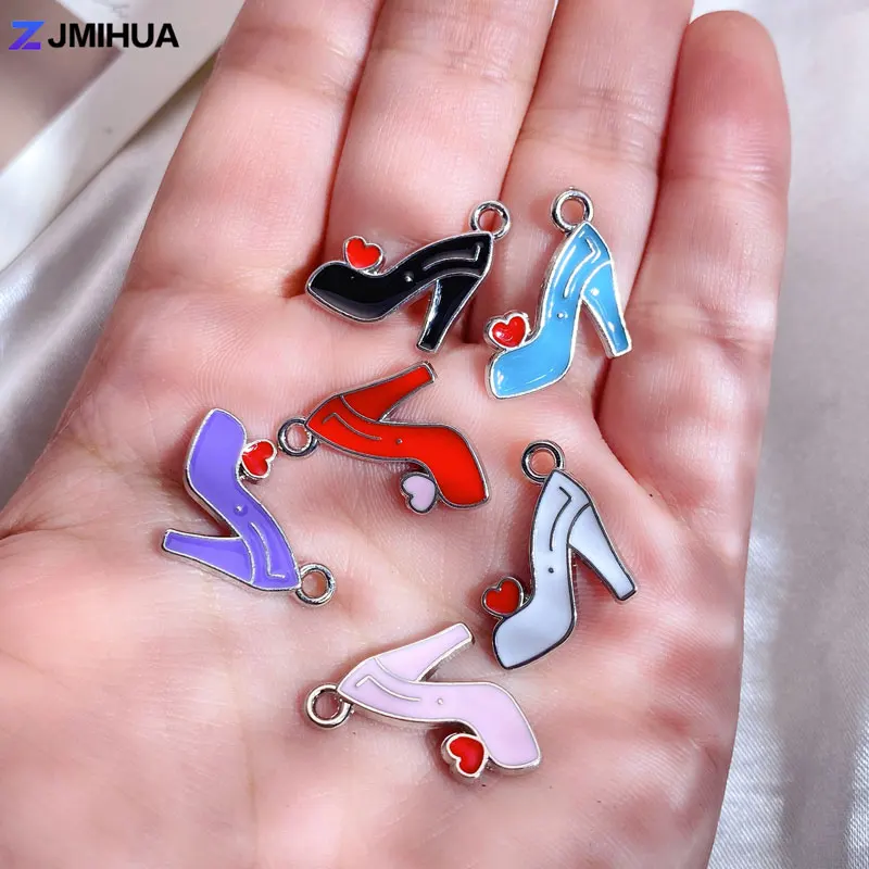 15pcs Enamel Charms Mini Heels Charms Pendants For Jewelry Making Supplies DIY Women Bracelets Necklaces Handmade Accessories
15pcs Enamel Charms Mini Heels Charms Pendants For Jewelry Making Supplies DIY Women Bracelets Necklaces Handmade Accessories
