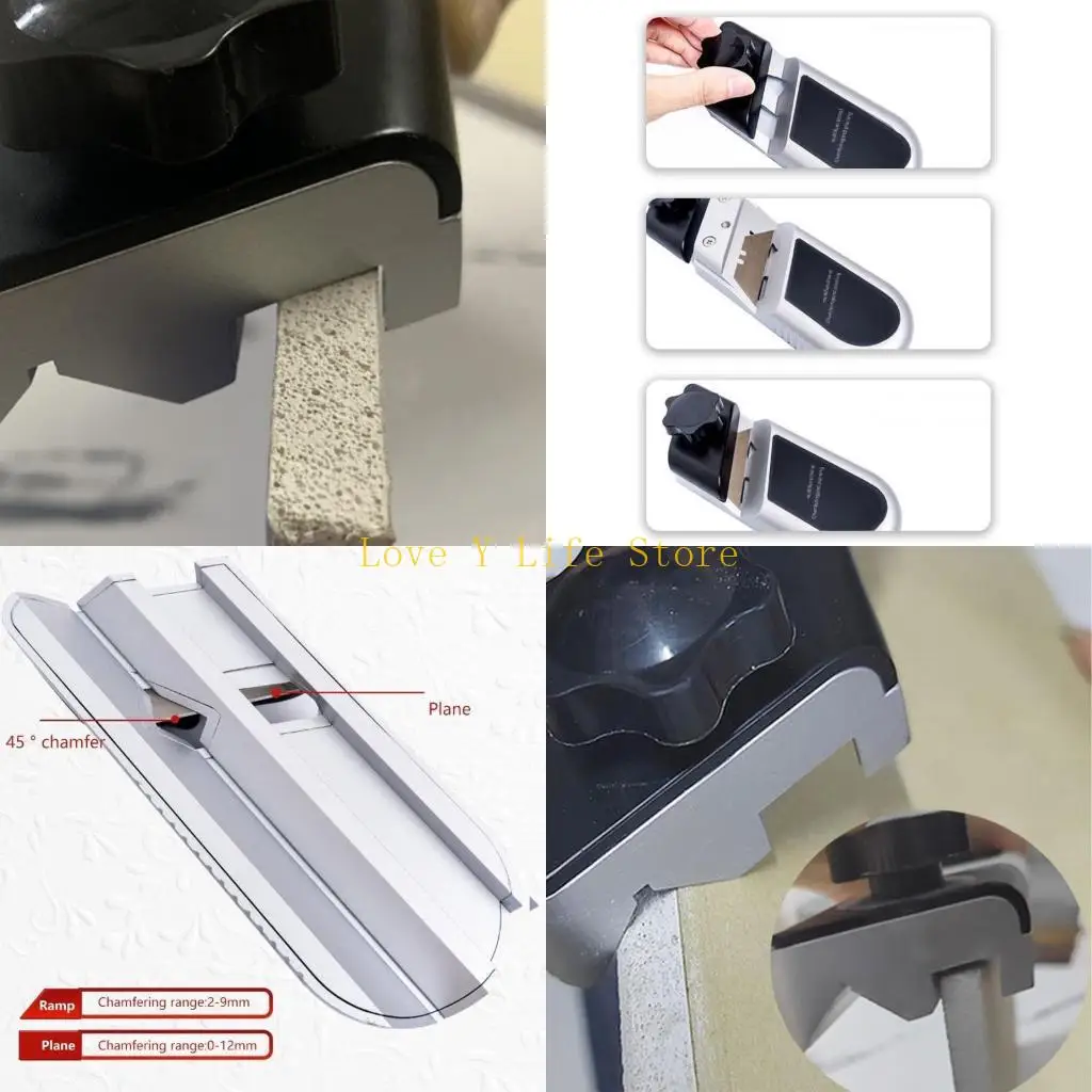 L74C Инструмент для снятия фаски под углом 45 градусов, угловое устройство, обрезка кромок для гипсокартона и деревообработки
L74C Инструмент для снятия фаски под углом 45 градусов, угловое устройство, обрезка кромок для гипсокартона и деревообработки