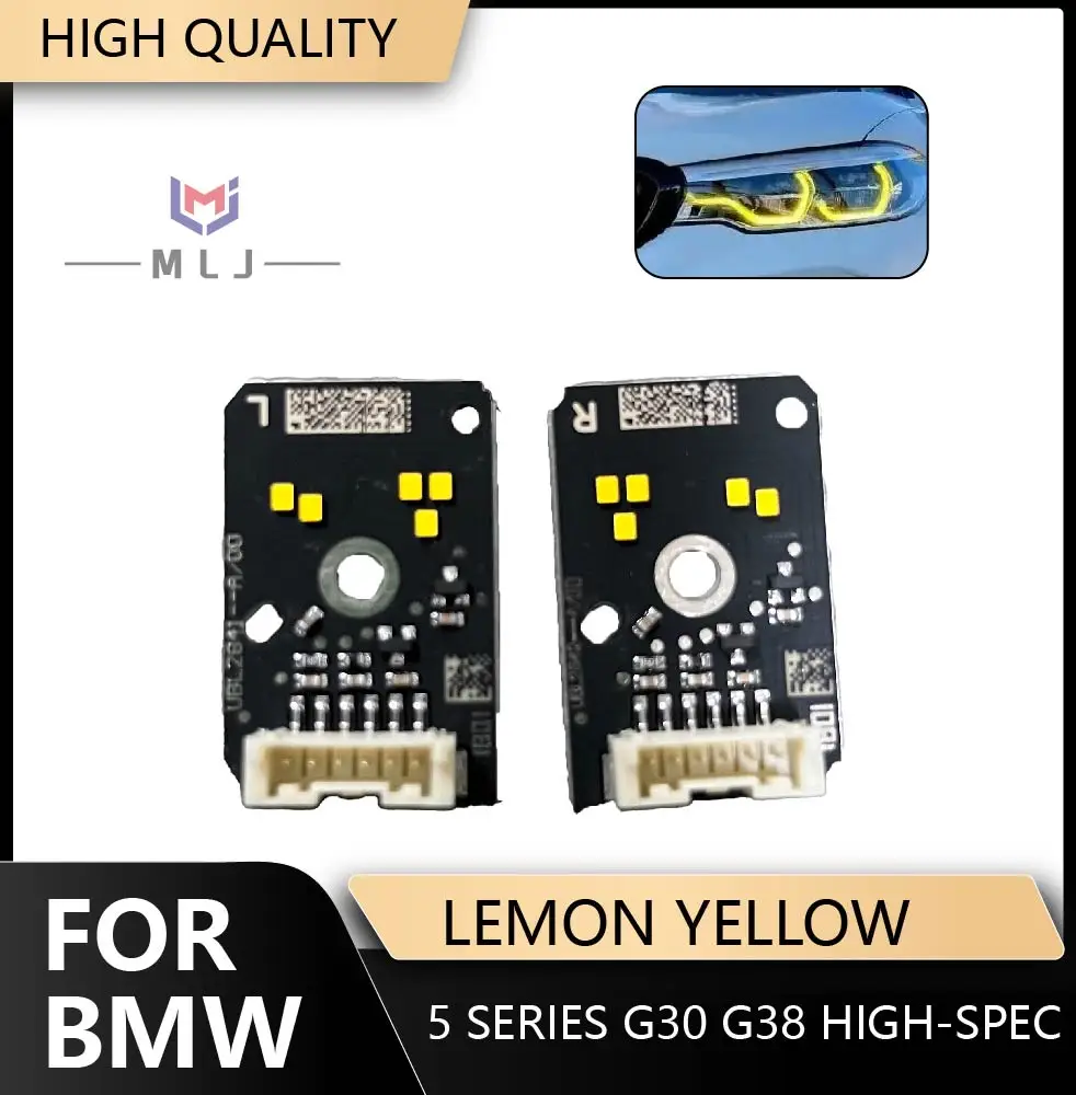 Желтый модуль DRL 63117214939 63117214940 для BMW 5 серии 2018 2019 G30 530i G32 GT F90 M5, новаяАдаптивная светодиодная фара «Ангельские глазки»
Желтый модуль DRL 63117214939 63117214940 для BMW 5 серии 2018 2019 G30 530i G32 GT F90 M5, новаяАдаптивная светодиодная фара «Ангельские глазки»