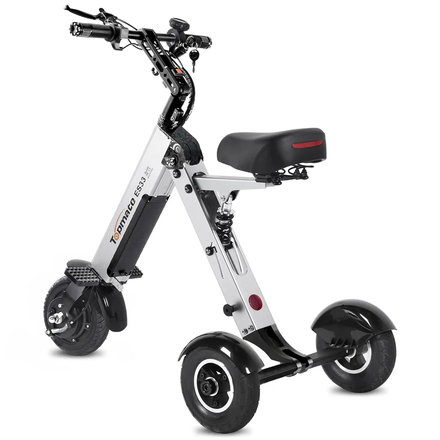 ES33 Powered Mobility Scooter 3 Wheels Foldable with Seat for Adults, Lightweight Electric Scooter with Removable, Customized
ES33 Powered Mobility Scooter 3 Wheels Foldable with Seat for Adults, Lightweight Electric Scooter with Removable, Customized