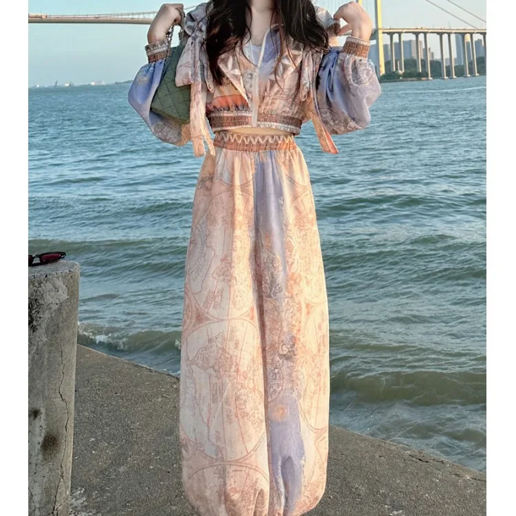 Брюки-фонарики с принтом Ele, женские модные летние утягивающие повседневные драпированные брюки с высокой талией, модные свободные брюки с манжетами
Брюки-фонарики с принтом Ele, женские модные летние утягивающие повседневные драпированные брюки с высокой талией, модные свободные брюки с манжетами