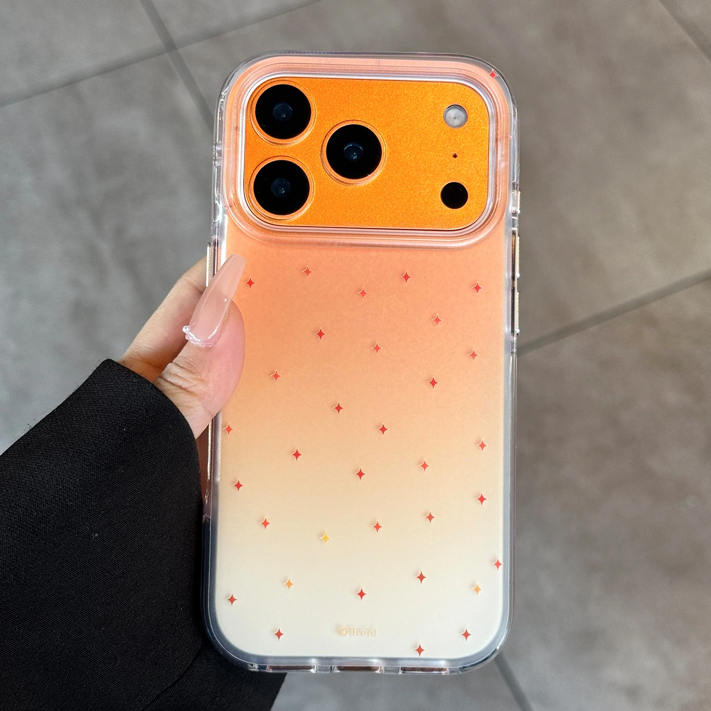 Gradient Orange Star Pattern Starry Coque Phone Case For iPhone 17 16 15 14 13 12 11 Pro Max Transparent Lens Protection Cover
Gradient Orange Star Pattern Starry Coque Phone Case For iPhone 17 16 15 14 13 12 11 Pro Max Transparent Lens Protection Cover
