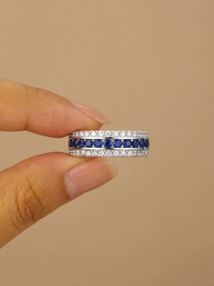 Daily Wear Fashion Round Cubic Zircon Rings for Women Silver Colour High Quality Female Accessories Wedding Party Jewelry
Daily Wear Fashion Round Cubic Zircon Rings for Women Silver Colour High Quality Female Accessories Wedding Party Jewelry