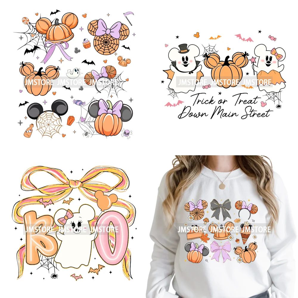 Trick or Treat Down Main Stree Cartoon Coquette Ghost Boo Halloween Iron on DTF Transfers Stickers Ready to Press for T-shirts
Trick or Treat Down Main Stree Cartoon Coquette Ghost Boo Halloween Iron on DTF Transfers Stickers Ready to Press for T-shirts