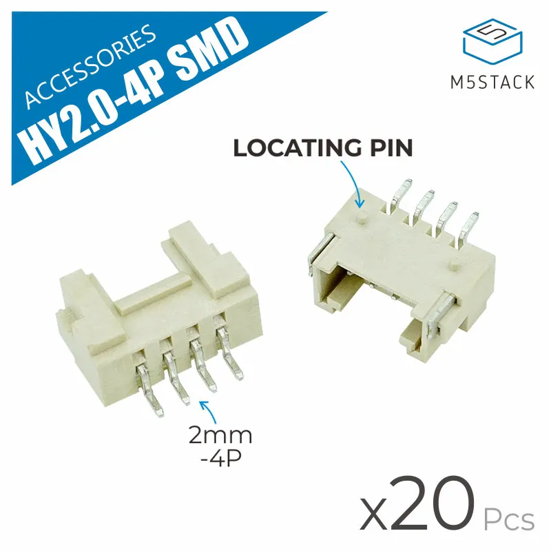 M5Stack HY2.0-4P SMD 2.0mm-4P Connector Terminal with Positioning Pillars PCB DIY
M5Stack HY2.0-4P SMD 2.0mm-4P Connector Terminal with Positioning Pillars PCB DIY