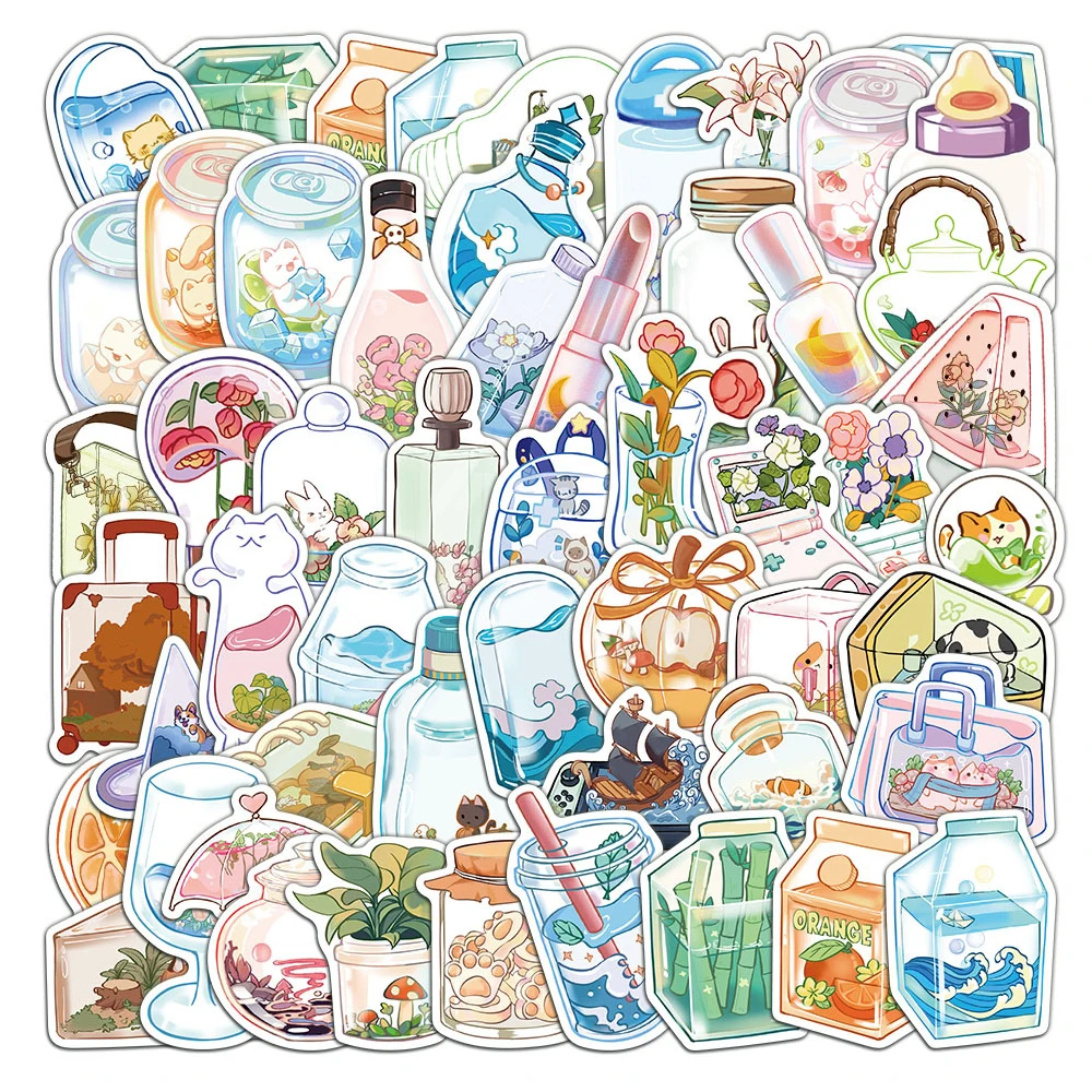 10/30/50pcs Cute Ins Style Cartoon Bottle Animal Stickers Creative Graffiti Decals DIY Water Bottle Phone Suitcase Sticker Decor
10/30/50pcs Cute Ins Style Cartoon Bottle Animal Stickers Creative Graffiti Decals DIY Water Bottle Phone Suitcase Sticker Decor