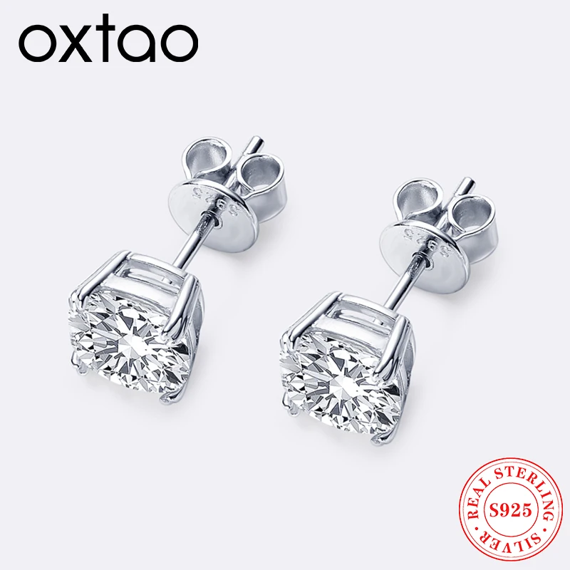 OXTAO Cushion Cut Moissanite Stud Earrings 1.5ct D VVS1 925 Sterling Silver for Women D Color Lab Diamond Earring Jewelry
OXTAO Cushion Cut Moissanite Stud Earrings 1.5ct D VVS1 925 Sterling Silver for Women D Color Lab Diamond Earring Jewelry