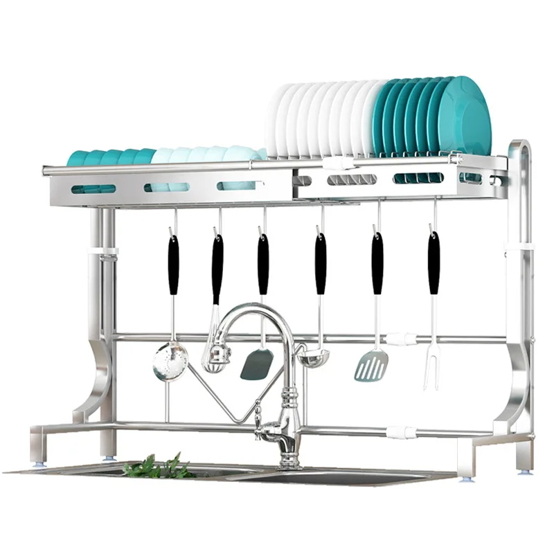 Telescopic 304 stainless steel kitchen rack, sink, bowl rack, chopsticks drain rack, sink, drying dishes storage rack
Telescopic 304 stainless steel kitchen rack, sink, bowl rack, chopsticks drain rack, sink, drying dishes storage rack