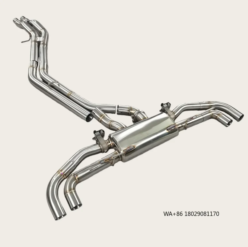 Catback Exhaust System for SQ5 3.0T Stainless Steel with Electronic Control Muffler Valves Exhaust Pipes
Catback Exhaust System for SQ5 3.0T Stainless Steel with Electronic Control Muffler Valves Exhaust Pipes