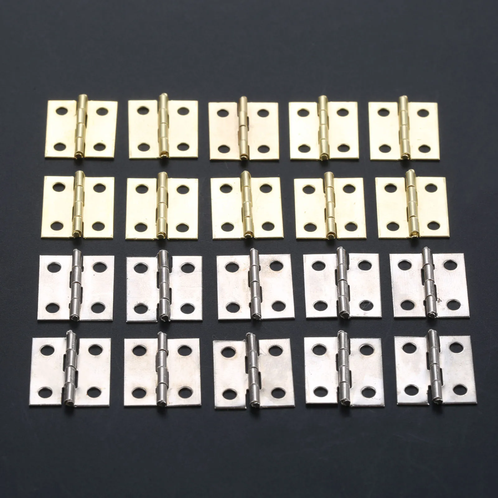 20pcs 18*16mm Mini Cabinet Hinges Holes Wooden Box Jewelry Wine Case Luggage Hinges Furniture Hardware
20pcs 18*16mm Mini Cabinet Hinges Holes Wooden Box Jewelry Wine Case Luggage Hinges Furniture Hardware