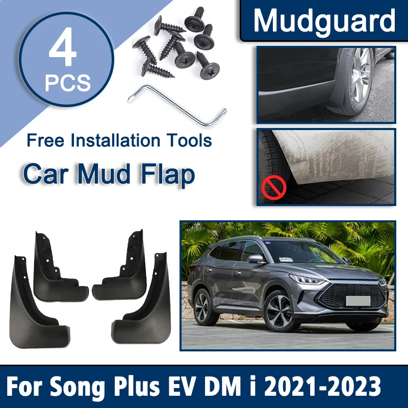 For BYD Song Plus EV DM i DM-i 2021 2022 2023 Car Mudguards Splash Guard Mudflaps Soft Rubber Fender Dust-proof Auto Accessories
For BYD Song Plus EV DM i DM-i 2021 2022 2023 Car Mudguards Splash Guard Mudflaps Soft Rubber Fender Dust-proof Auto Accessories