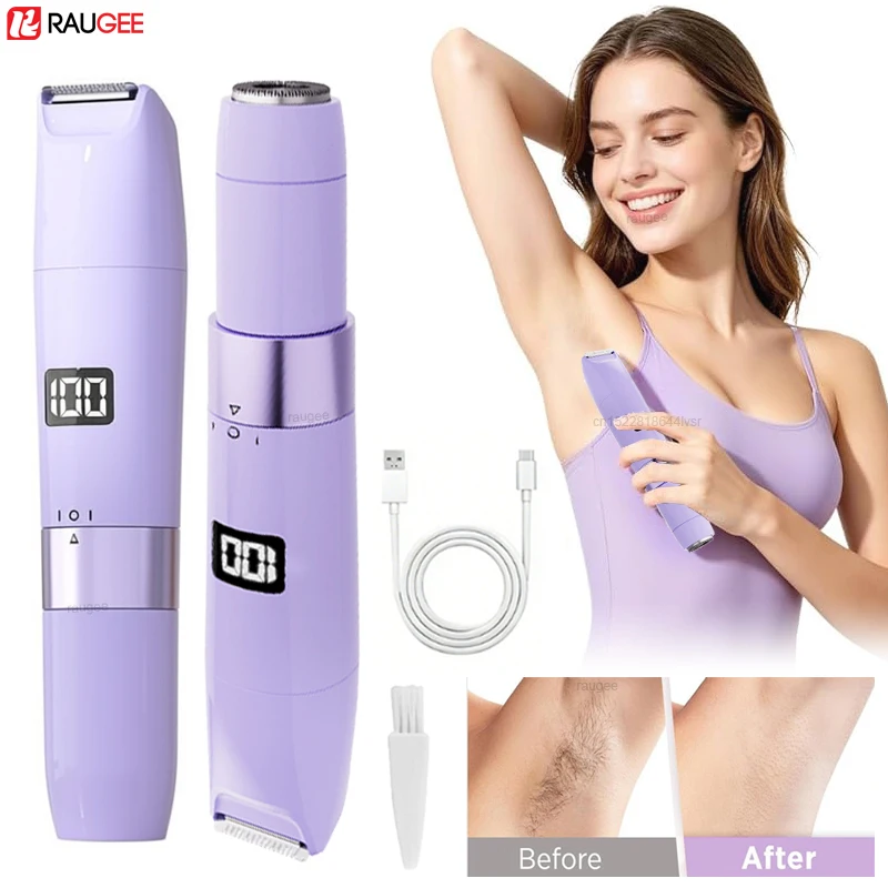 Electric Razor for Women Rechargeable Electric Shaver Bikini Trimmer 2 in 1 Electric Hair Removal for Bikini Legs Underarms Face
Electric Razor for Women Rechargeable Electric Shaver Bikini Trimmer 2 in 1 Electric Hair Removal for Bikini Legs Underarms Face
