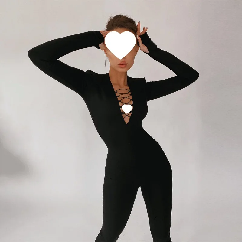 Ранняя осень, длинные YK полые обтягивающие ремешки, женский комбинезон, длинные брюки со средней талией, тонкая полиэфирная ткань
Ранняя осень, длинные YK полые обтягивающие ремешки, женский комбинезон, длинные брюки со средней талией, тонкая полиэфирная ткань