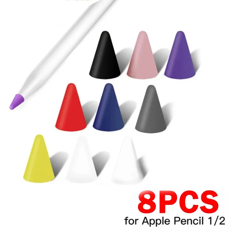 8Pcs Soft Silicone Tip Case For Apple Pencil 1st 2nd Gen Anti Scratch Sleeve School Office Drawing Nib Protector Daily Accessory
8Pcs Soft Silicone Tip Case For Apple Pencil 1st 2nd Gen Anti Scratch Sleeve School Office Drawing Nib Protector Daily Accessory