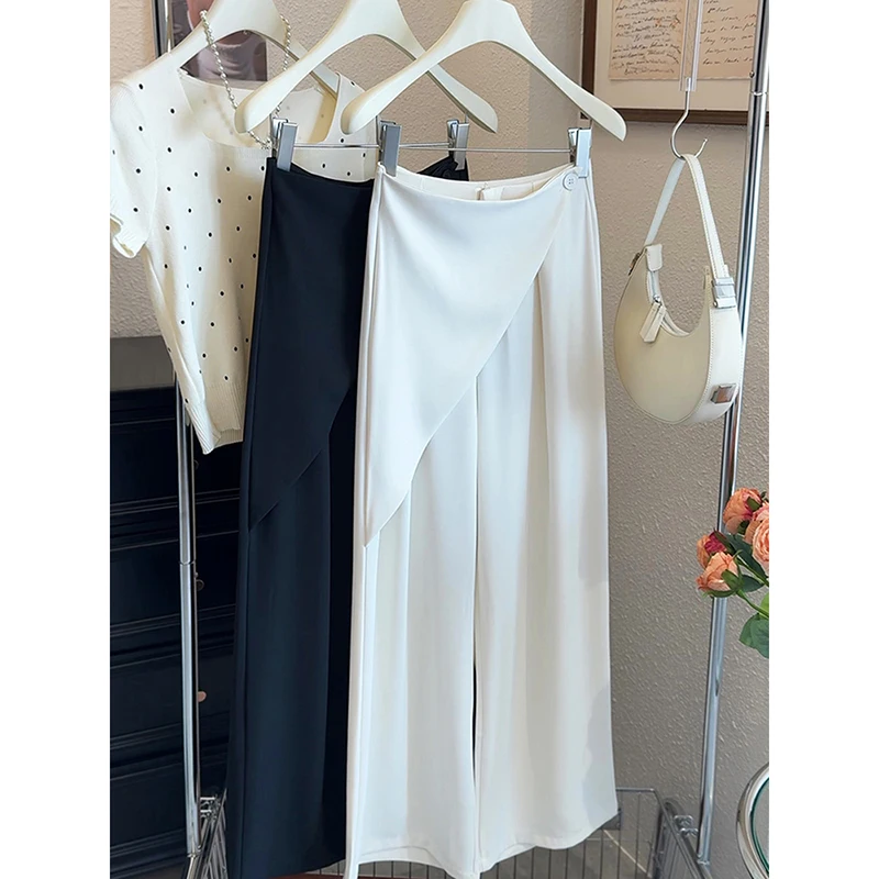 2025 New Fashion Wide Leg Pants Women's Design Sense Niche Straight Pants Summer Loose Solid Color Casual Pants
2025 New Fashion Wide Leg Pants Women's Design Sense Niche Straight Pants Summer Loose Solid Color Casual Pants