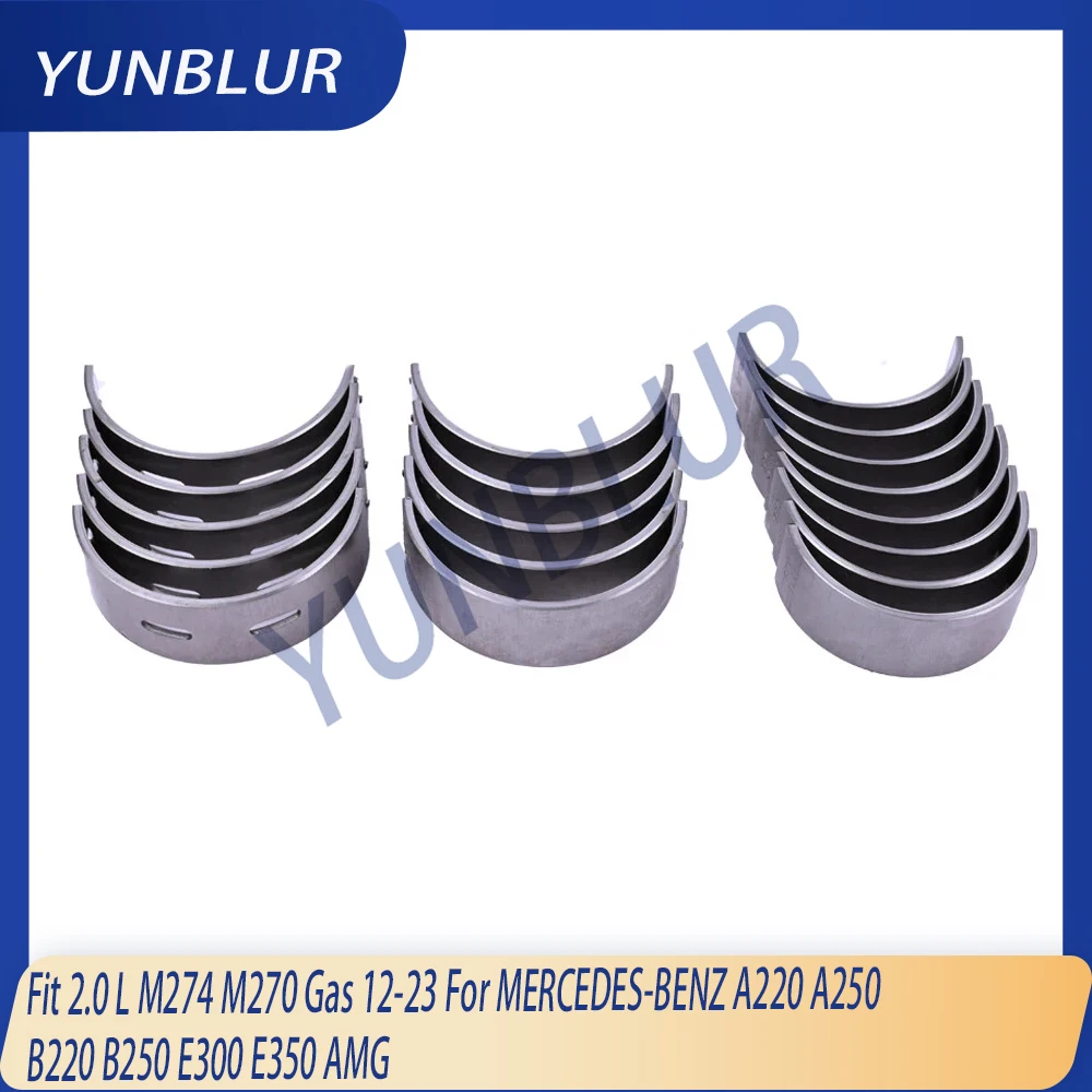 STD 0.25 0.5 Engine Main & Con-rod Bearing Set Fit 2.0 L M274 M270 Gas 12-23 For MERCEDES-BENZ A220 A250 B220 B250 E300 E350 AMG
STD 0.25 0.5 Engine Main & Con-rod Bearing Set Fit 2.0 L M274 M270 Gas 12-23 For MERCEDES-BENZ A220 A250 B220 B250 E300 E350 AMG