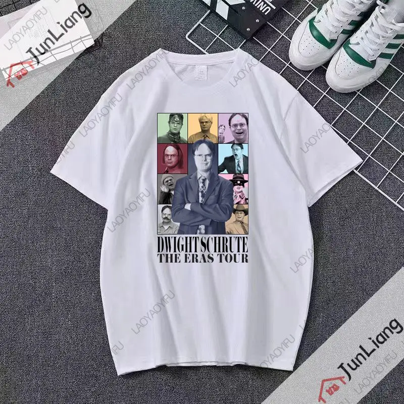 Футболка Dwight Schrute Tribute The Office Повседневная рубашка большого размера с короткими рукавами для мужчин и женщин
Футболка Dwight Schrute Tribute The Office Повседневная рубашка большого размера с короткими рукавами для мужчин и женщин