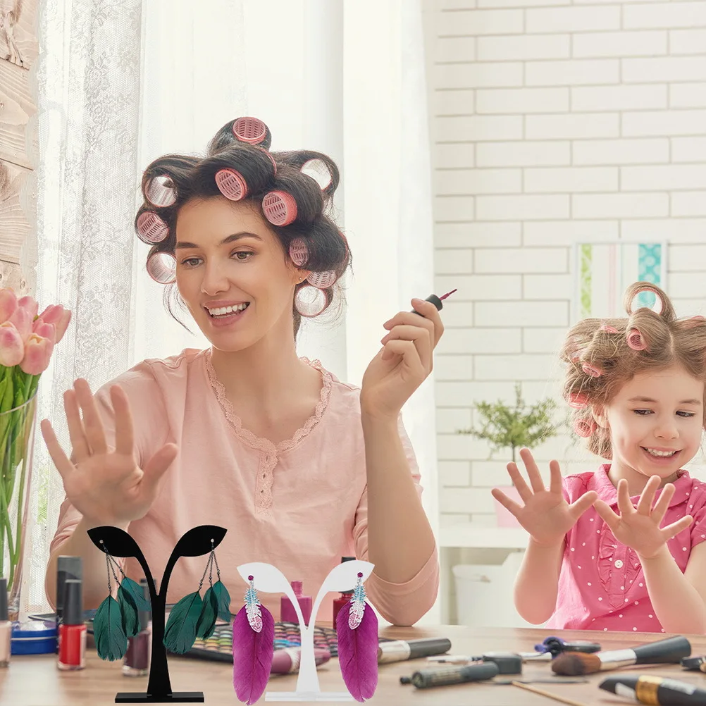 5Pcs Acrylic Earring Display Racks Chic Transparent Jewelry Stands for Home Decor Leaf Shaped and Carved Storage Solutions
5Pcs Acrylic Earring Display Racks Chic Transparent Jewelry Stands for Home Decor Leaf Shaped and Carved Storage Solutions