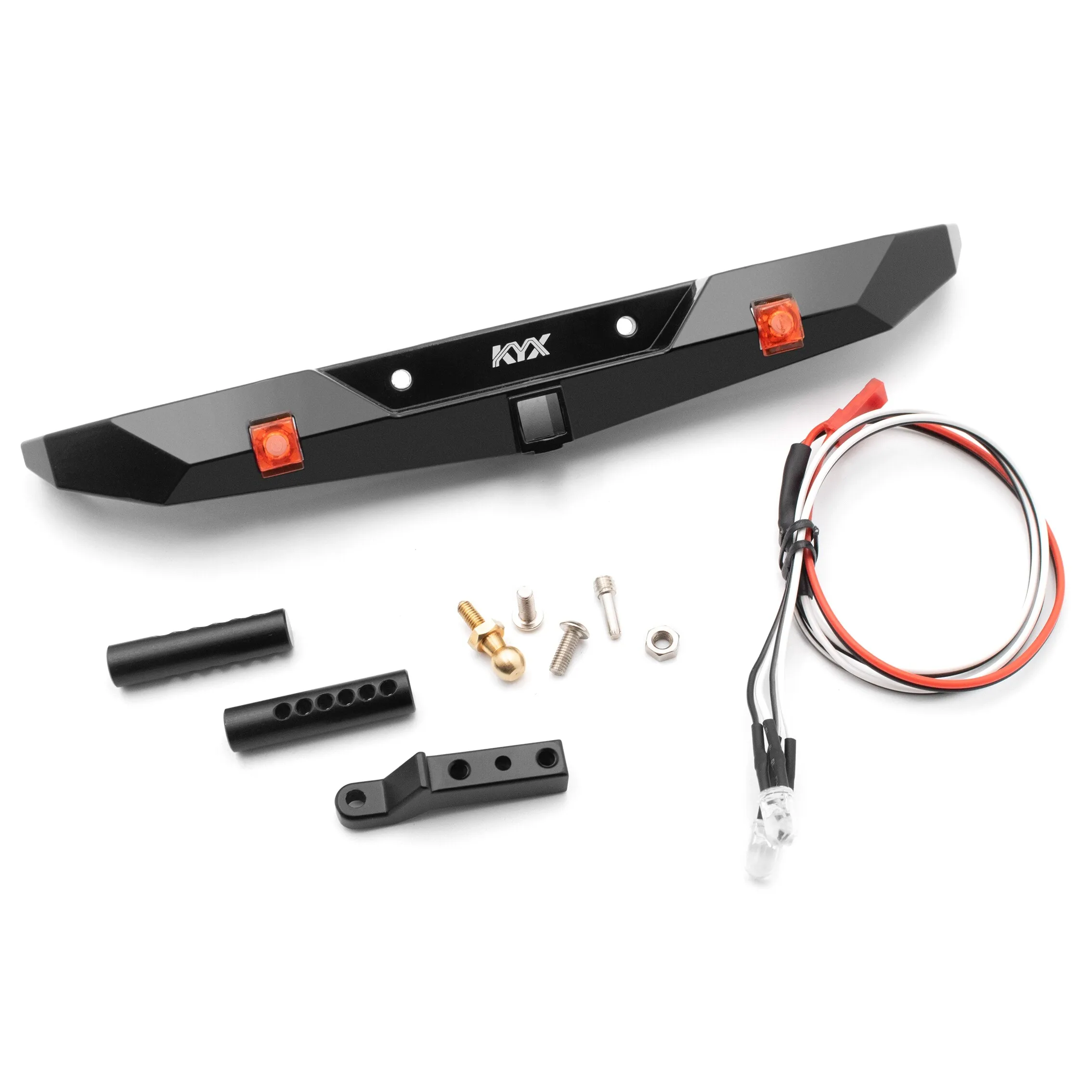 KYX simulation model car Axial scx10iii metal rear bumper 313 horseman hook rear collision avoidance
KYX simulation model car Axial scx10iii metal rear bumper 313 horseman hook rear collision avoidance