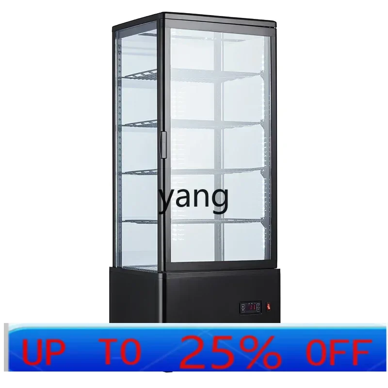 CX four-sided transparent glass cake refrigerated and fresh-keeping display cabinet vertical desktop beverage barbecue stall
CX four-sided transparent glass cake refrigerated and fresh-keeping display cabinet vertical desktop beverage barbecue stall