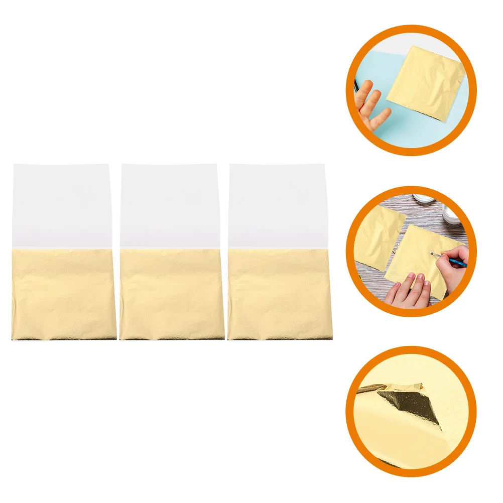 3pcs Gold Foil Sheets Imitation Gilding Craft For Diy Handcraft Painting Decorative Furnishings Arts Manicures Supplies
3pcs Gold Foil Sheets Imitation Gilding Craft For Diy Handcraft Painting Decorative Furnishings Arts Manicures Supplies