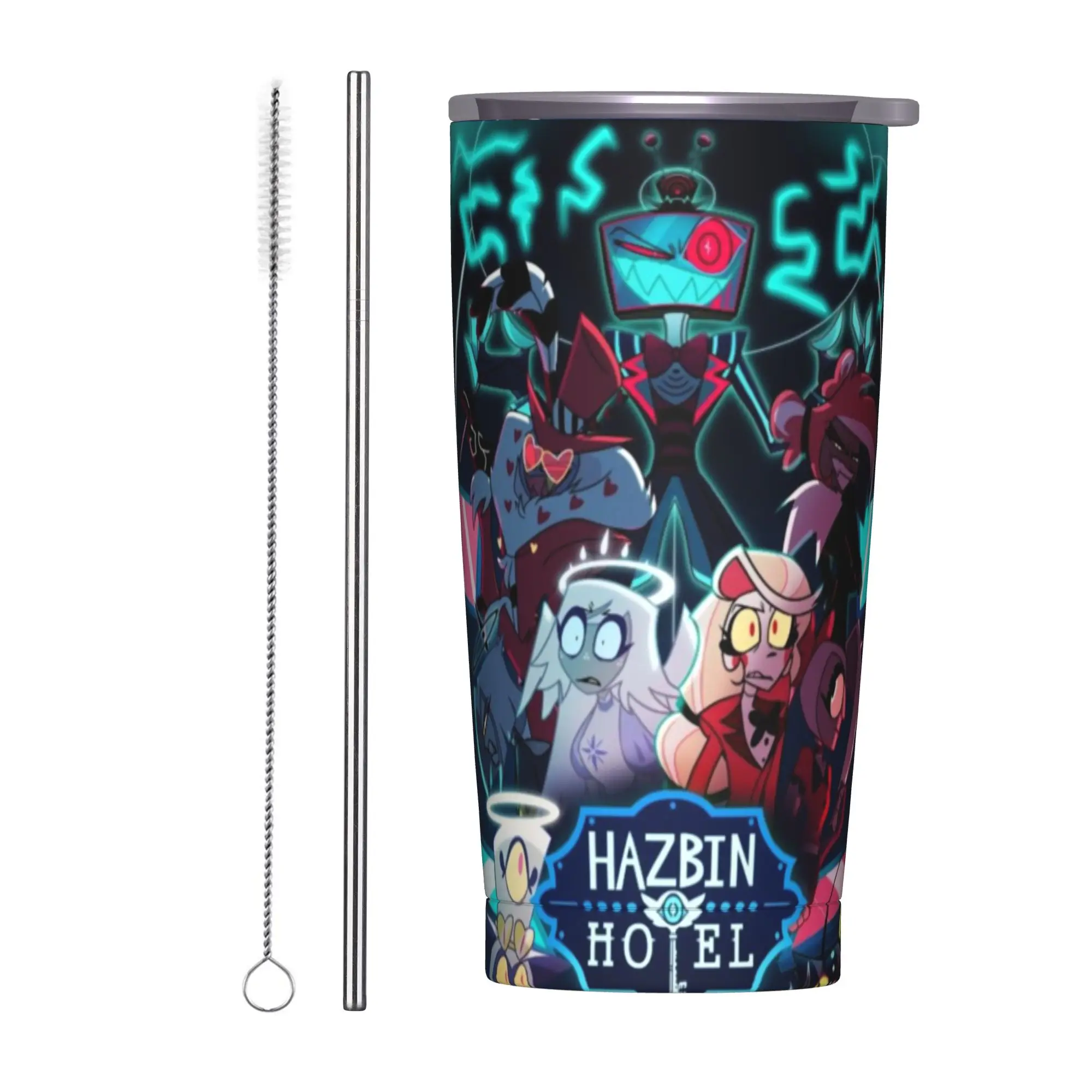 hazbines hoteles alastor vox 2 Tumbler With Straw Stainless Steel Mug Double Wall Vacuum Insulated for Cold Or Hot 20oz
hazbines hoteles alastor vox 2 Tumbler With Straw Stainless Steel Mug Double Wall Vacuum Insulated for Cold Or Hot 20oz