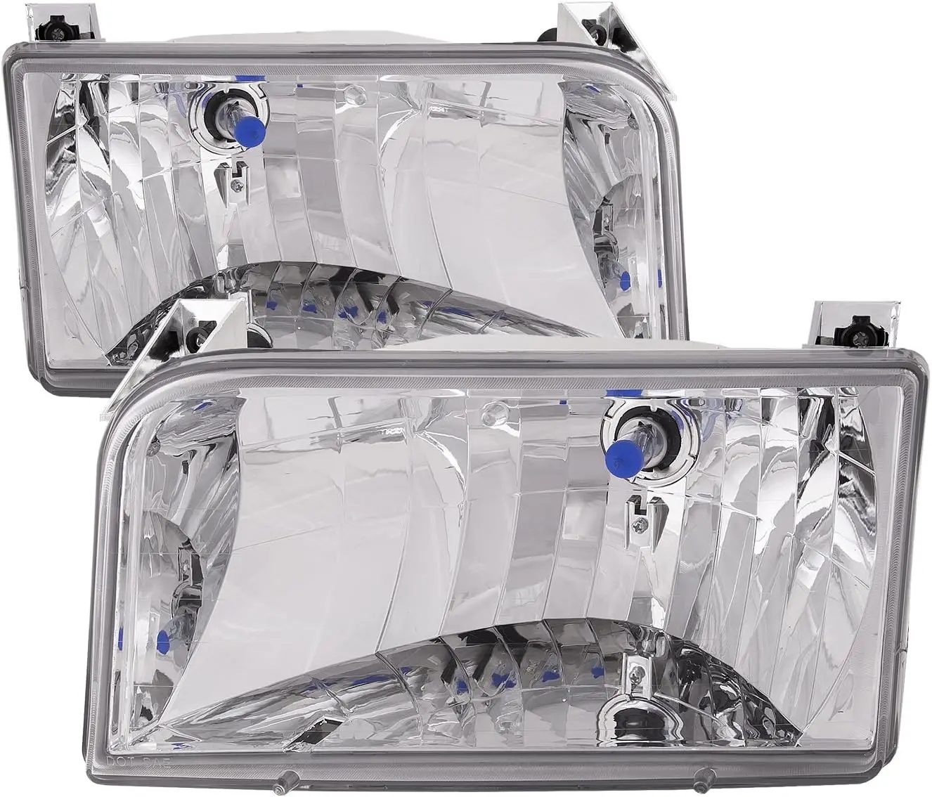 Галогенные фары с хромированным корпусом, совместимые с Ford Bronco F Super Duty F-150 F-250 F-350 (пара)
Галогенные фары с хромированным корпусом, совместимые с Ford Bronco F Super Duty F-150 F-250 F-350 (пара)