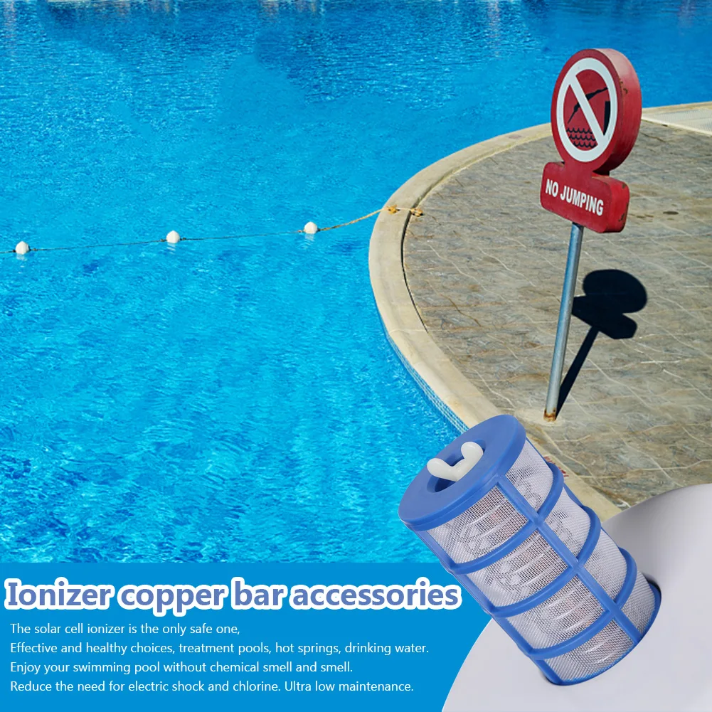 Portable Swimming Pool Ionizer Copper Rod Safety Solar Ionizer Copper Rod Efficient Beach Accessories for Swimming Pool Supplies
Portable Swimming Pool Ionizer Copper Rod Safety Solar Ionizer Copper Rod Efficient Beach Accessories for Swimming Pool Supplies