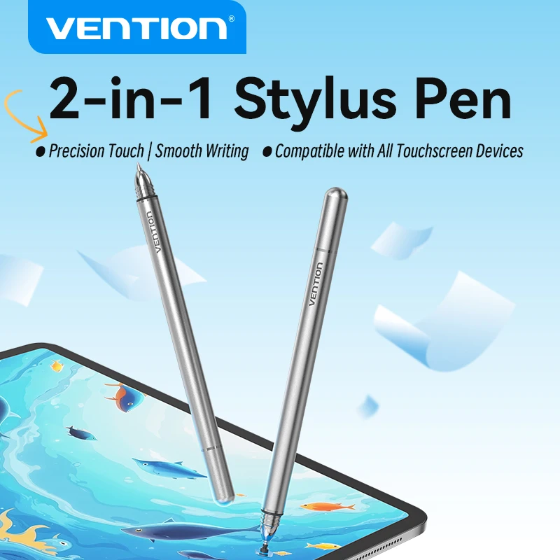 Стилус Vention 2-в-1, совместимый с iPad pro Mini Air Touch Pen для планшетов, телефонов iPad, Apple Pencil Palm Rejection
Стилус Vention 2-в-1, совместимый с iPad pro Mini Air Touch Pen для планшетов, телефонов iPad, Apple Pencil Palm Rejection