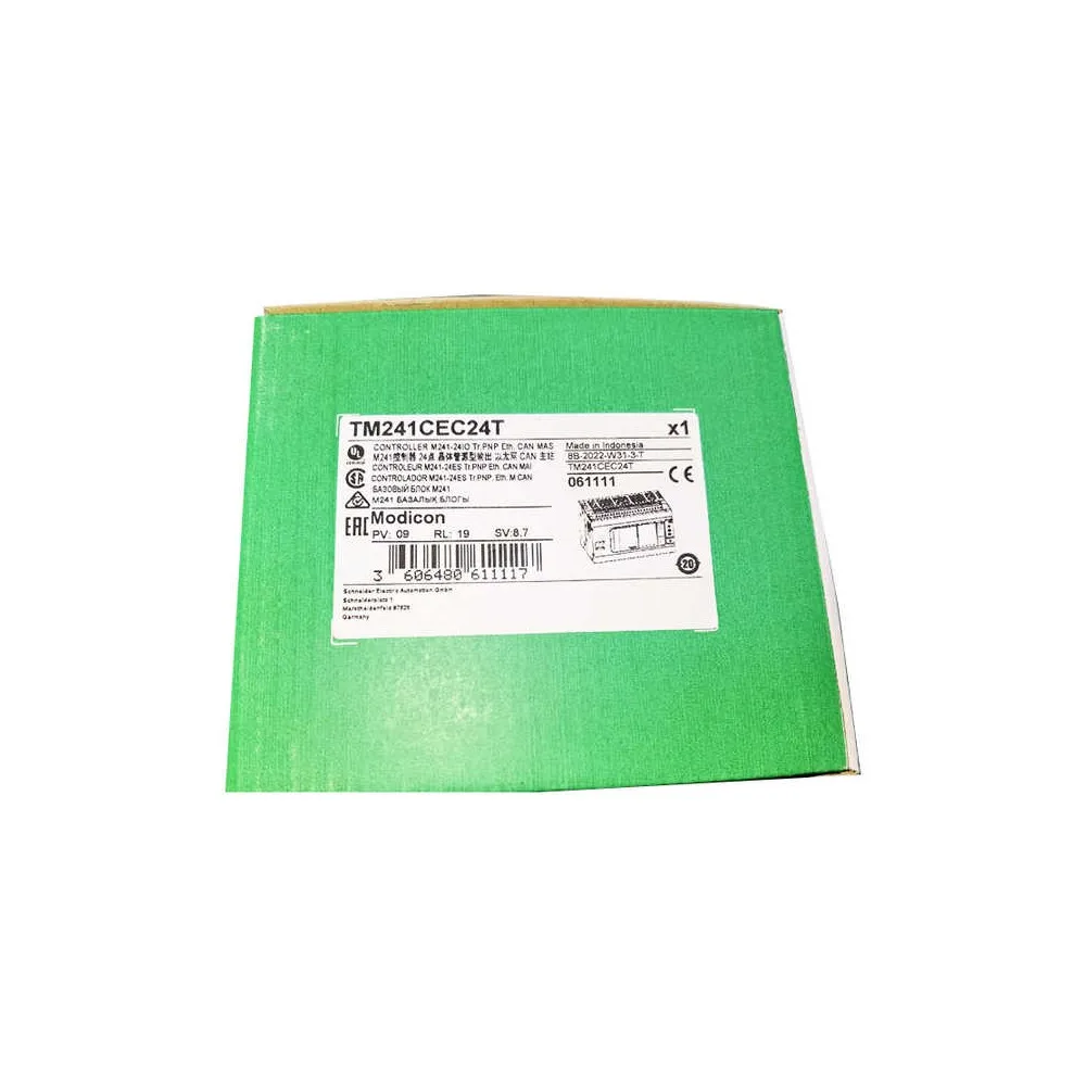 Новый оригинальный программируемый контроллер Schneider TM241CEC24U TM241CEC24T
Новый оригинальный программируемый контроллер Schneider TM241CEC24U TM241CEC24T