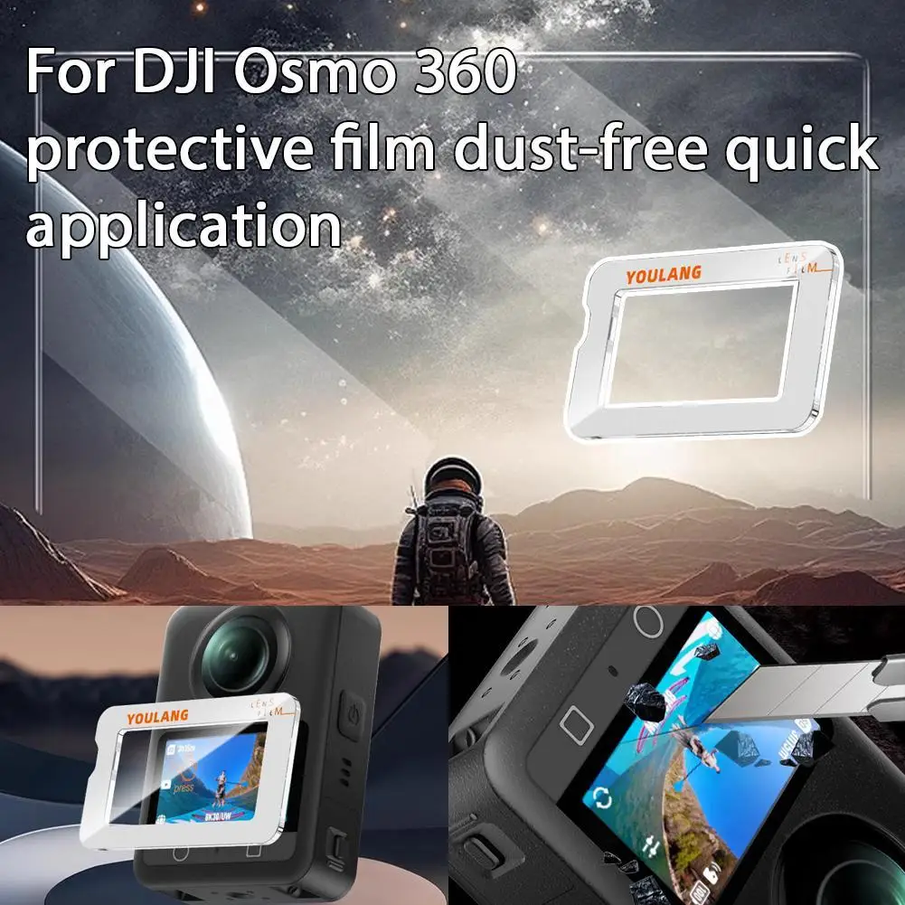 Screen Protector for dji Osmo360 Tempered Glass 9H Hardness Anti-Scrach Anti-Bubble Protective Film Dust-free Quick Application 
Screen Protector for dji Osmo360 Tempered Glass 9H Hardness Anti-Scrach Anti-Bubble Protective Film Dust-free Quick Application