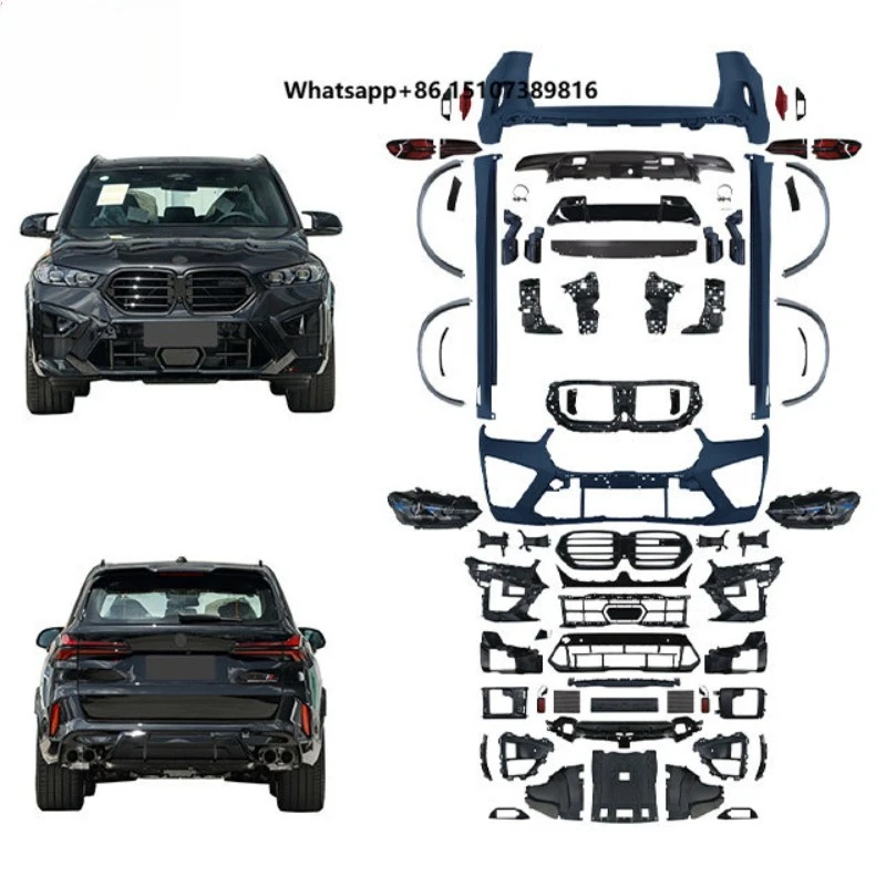 New High Quality for X5 G05 2023+ X5M Full Body Kit with Front/Rear Bumper Grille & Universal Bolt-On Fitment
New High Quality for X5 G05 2023+ X5M Full Body Kit with Front/Rear Bumper Grille & Universal Bolt-On Fitment