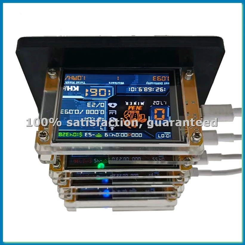 4X1060KH/S +4 Slots Stand Upgraded Harshrate 2.8 Inch Smart Display Bitcoin Crypto Solo Lottery Miner
4X1060KH/S +4 Slots Stand Upgraded Harshrate 2.8 Inch Smart Display Bitcoin Crypto Solo Lottery Miner